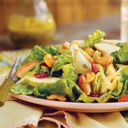 Apple-Pear Salad With Lemon-Poppy Seed Dressing recipe