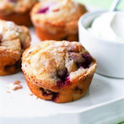 Sugar-Crusted Raspberry Muffins recipe