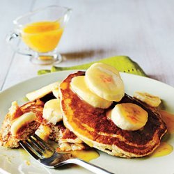 Whole-Wheat Buttermilk Pancakes with Orange Sauce recipe