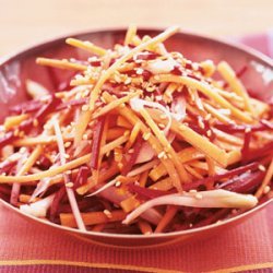Beet, Carrot, and Fennel Slaw recipe