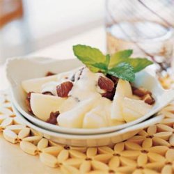 Pears and Dates with Vanilla-Orange Yogurt recipe