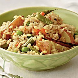 Mixed Vegetable and Rice Pilaf recipe