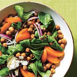 Toasted Chickpea and Apricot Salad recipe