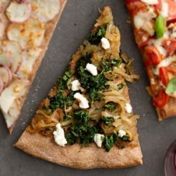 Spinach and Cheese Pizza recipe