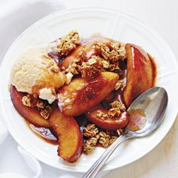 Easy Peach Crisp recipe