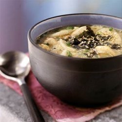 D'uk Gook (Rice Cake Soup) recipe