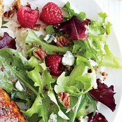 Raspberry and Blue Cheese Salad recipe