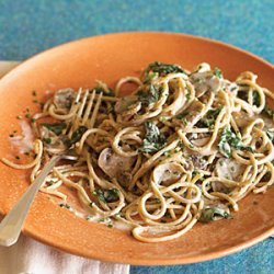Spinach Mushroom Pasta recipe