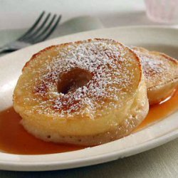 Baked Apple Rings with Caramel Sauce recipe