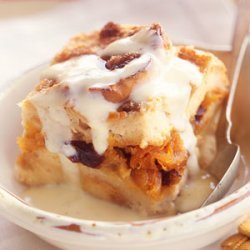 Brown Sugar Bread Pudding with Crème Anglaise recipe