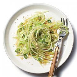 Scallion-and-Benne Cucumber Noodles recipe