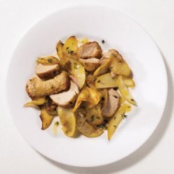 Pork With Buttered Apples recipe