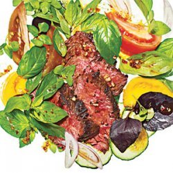 Spicy Basil-Beef Salad recipe