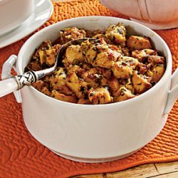 Sausage-and-Smoked Mussel Stuffing recipe