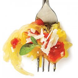 Spaghetti Squash with Tomato-Basil Sauce recipe