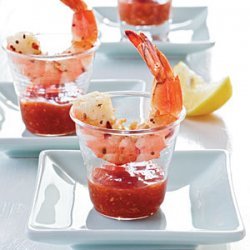 Shrimp with Zesty Cocktail Sauce recipe