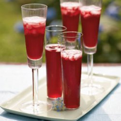 Champagne Pomegranate Cocktail recipe