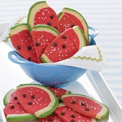 Watermelon Slice Cookies recipe