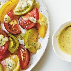 Marinated Heirloom Tomatoes with Mustard and Dill recipe