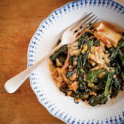 Collards and Kimchi recipe