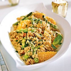 Quinoa Salad with Asparagus, Dates, and Orange recipe