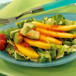 Mango & Avocado Salad with Açai Berry Vinaigrette recipe