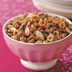 Whole-Grain Cereal Party Mix recipe