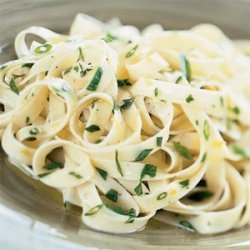 Fettuccine with Green Herbs recipe