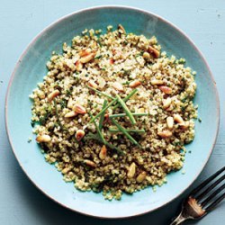 Quinoa with Toasted Pine Nuts recipe
