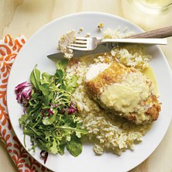 Macadamia Chicken with Orange-Ginger Sauce and Coconut Pilaf recipe