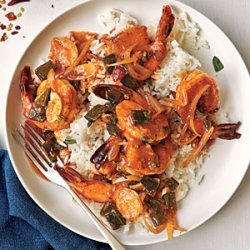 Sauteed Shrimp with Sherry and Chiles recipe