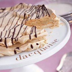 Dacquoise with Mocha Sauce recipe