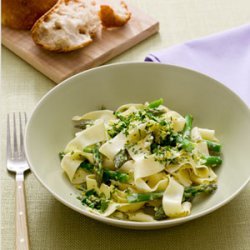 Pappardelle with Lemon Gremolata and Asparagus recipe