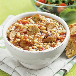 White-Bean and Sausage Stew recipe
