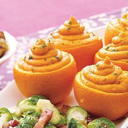 Sweet Potato Puree in Orange Shells recipe