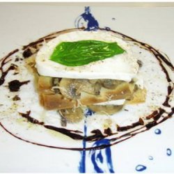 How to Cook with a wow Mushroom Tower, with Buffalo Mozzarella Cheese Recipe recipe