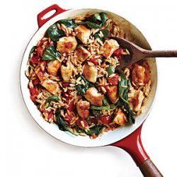Chicken and Orzo Skillet Dinner recipe