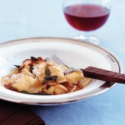 Ravioli with Brown Butter and Sage recipe