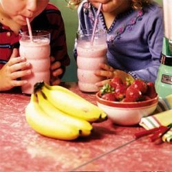 Double Strawberry-Banana Shake recipe