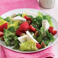 Herbed Romaine Salad with Strawberries recipe