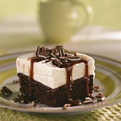 Mint Brownie Ice Cream Bars recipe