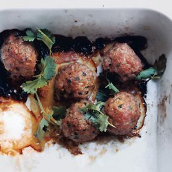 Asian Meatballs with Sesame Lime Dipping Sauce recipe