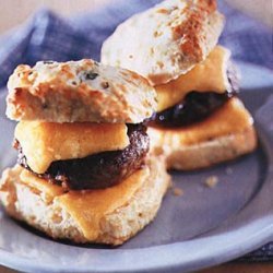 Sage Buttermilk Biscuits with Sausage and Cheddar recipe