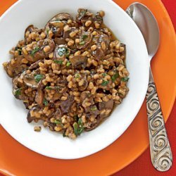 Farro Risotto with Mushrooms recipe