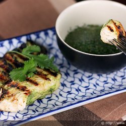Thai Grilled Chicken with Cilantro Dipping Sauce recipe