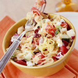 Greek-Style Salad with Spaghetti Squash recipe