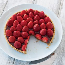 Strawberry-Chocolate Truffle Tart recipe