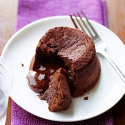 Single-Girl Melty Chocolate Peanut Butter Cake recipe