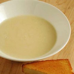 Apple Soup with Pound Cake Croutons recipe
