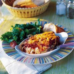 Baked Linguine with Meat Sauce recipe